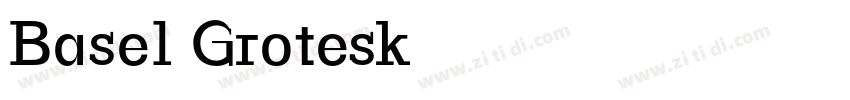 Basel Grotesk字体转换